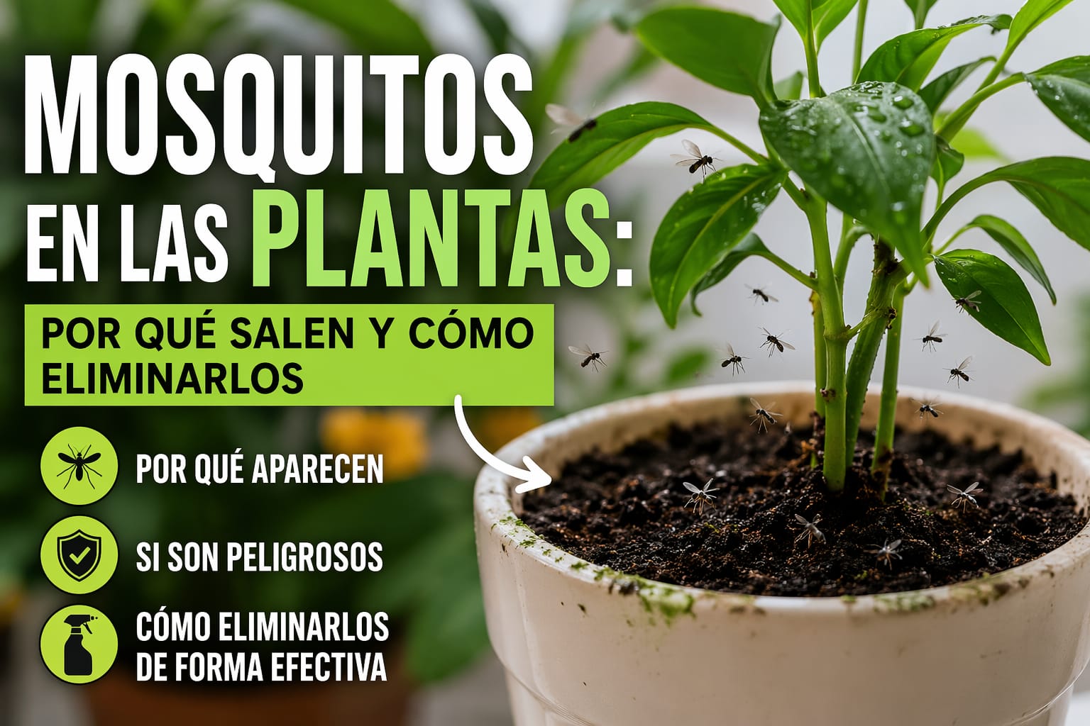 Como Eliminar Los Mosquitos De Las Plantas